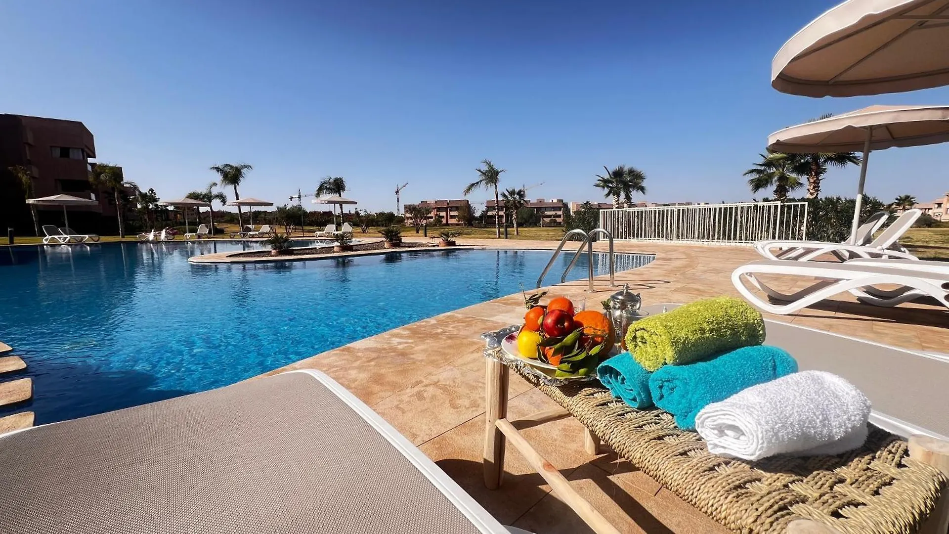 Prestigia,Golf, Lux Rez-De-Chaussee, Jardin En Face De La Piscine Et Golf Ideal Pour Passer Des Bons Vacances En Famille Marakéš