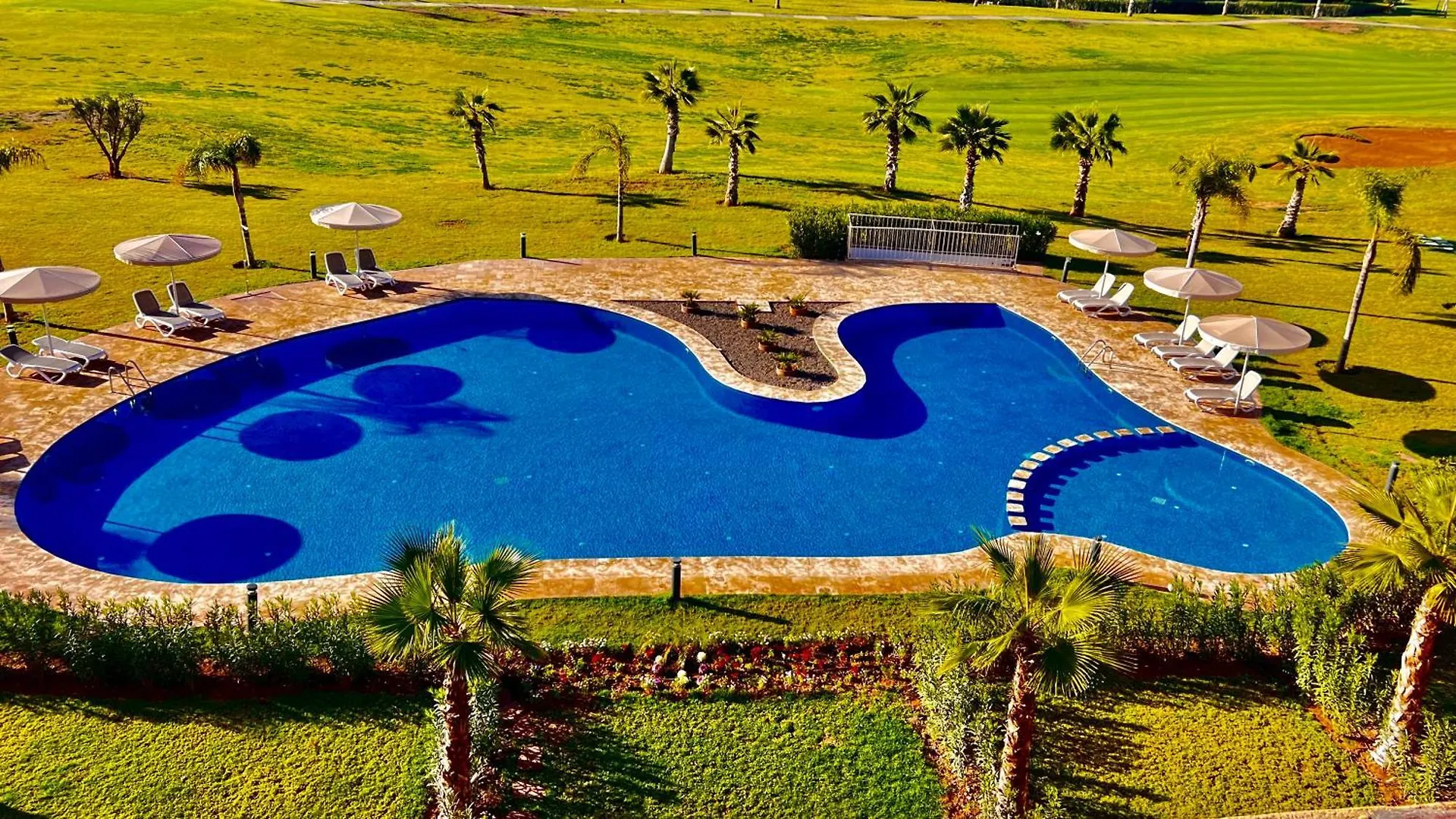 Prestigia,Golf, Lux Rez-De-Chaussee, Jardin En Face De La Piscine Et Golf Ideal Pour Passer Des Bons Vacances En Famille Marakéš 0*,