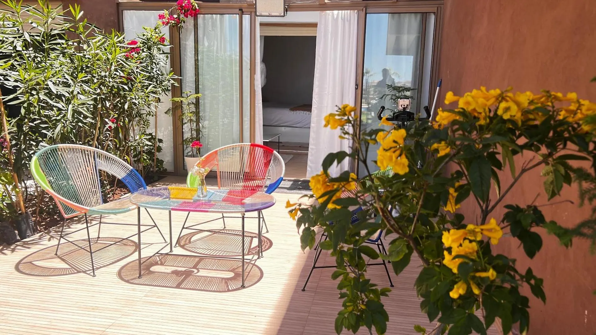 Prestigia,Golf, Lux Rez-De-Chaussee, Jardin En Face De La Piscine Et Golf Ideal Pour Passer Des Bons Vacances En Famille Марракеш